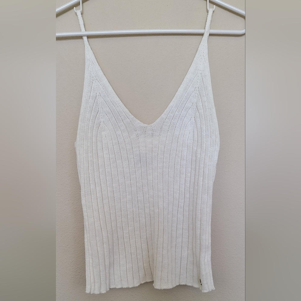 Roxy Women's Cream Knit Tank
